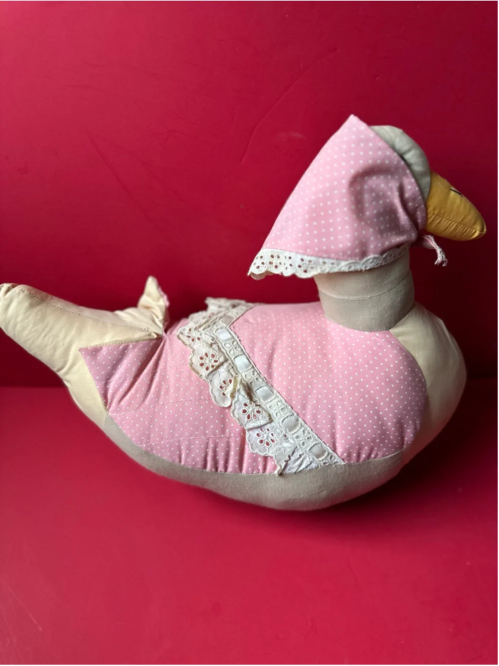 Vintage Fairytale Mother Goose Stuffed Animal Plush Cottagecore Kids